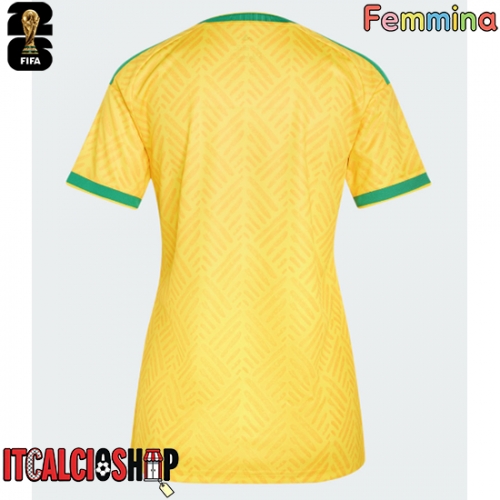 Sudafrica Prima Maglia Femmina Mondiali 2026 Manica Corta